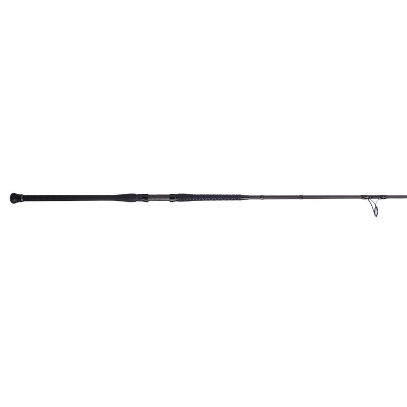 PENN Battalion II 8â€™ Surf Spinning Rod; Two Piece Fishing Rod, 12-20lb Line Rating, Medium Rod Power, Moderate Fast Action, 3/4-3 oz. Lure Rating, Black/Gold - Image 4